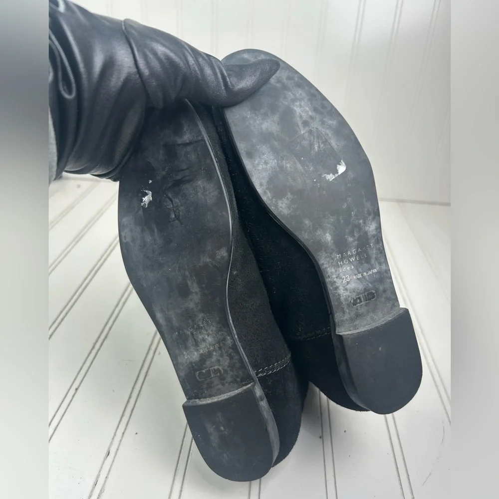 Margaret Howell Minimalist Black Suede Boots Women’s Size 7US 23 JAPAN